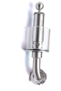 Sanitaire 1,5 inch Tri Clamp verstelbare CO2-afblaasventiel veiligheidsventiel SUS304 regelventiel - Product Image 2