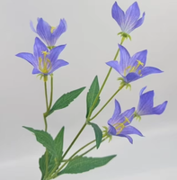 Model Bunga Bellflower Buatan, Daisy, Magnolia, Sutra, Berkualitas Tinggi, Mirip Asli, Warna Sesuai Pesanan, Latar Belakang Pesta, Rumah, Hotel, Pernikahan, Valentine