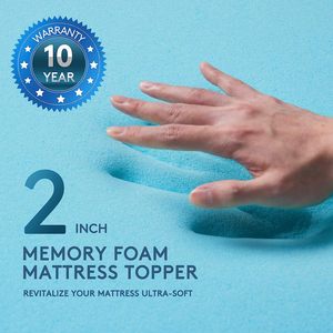 Funda de colchón de espuma viscoelástica de Gel refrescante de doble capa para <span class=keywords><strong>Amazon</strong></span> Wish, alfombrilla de cama de fibra de bambú transpirable para uso doméstico - Product Image 4