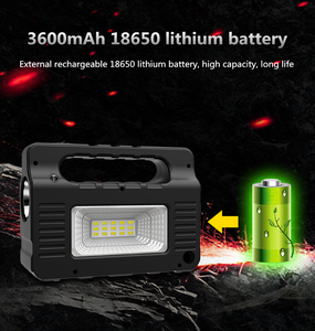 מערכת תאורה סולרית ניידת ניידת עם רדיו fm 3 הוביל נורה מחוץ לרשת לשימוש ביתי - Product Image 3