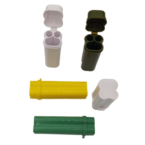 Astuta 3 In 1 portatile In plastica portacigari porta tubi da viaggio Custom rotolo sigaro fumante 2 pz portasigarette - Product Image 6