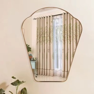 Tùy Chỉnh Hiện Đại Lớn Không Đối Xứng Kim Loại Đóng Khung Lớn Hình Dạng Không Thường Xuyên Tường Treo Trang Trí Nội Thất Phòng Khách Gương - Product Image 4