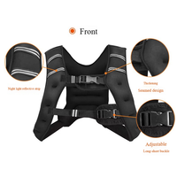 Chaleco de Neopreno Ajustable para Hombre y Mujer, Equipo de Entrenamiento para Correr con Bolsillo, 3Kg, 5Kg, 8Kg, 10Kg
