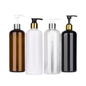 60ml 100ml 150ml 200ml 250ml 300ml 500ml Bouteille en plastique de couleur PET avec pompe à lotion or argent distributeur de shampooing - Product Image 1