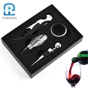 4PCS One Set Luxury Wine Accessories Ouvre-<span class=keywords><strong>bouteille</strong></span> de <span class=keywords><strong>vin</strong></span> rouge pour cadeau - Product Image 1
