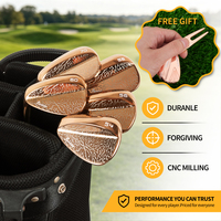 Wedge de golf personnalisé à faible MOQ avec logo, face de club usinée CNC, outil de réparation de divots offert, prix d'usine, vente en gros