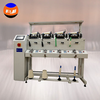 Machine électronique automatique de bobinage et de rembobinage de fil sur tambour rainuré, personnalisable OEM, garantie 1 an, pour textiles