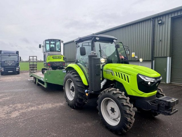 Popular Durable RK754 Utility Tractor 75 Horsepower 4 Wheel Drive for Earthmoving Construction