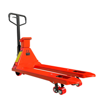 Chariot à palettes manuel CDD15 de 1,5 tonne - Certifié CE - Garantie 1 an - Chariot élévateur industriel tout-terrain pour entrepôt