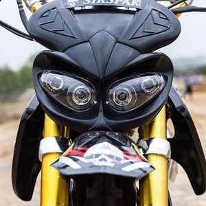 Moto Tout-Terrain 2024 à Essence <span class=keywords><strong>125</strong></span> Cc Refroidie par Air avec Démarrage au Pied et Électrique pour Adulte, Moteur 4 Temps et Grandes Roues - Product Image 6