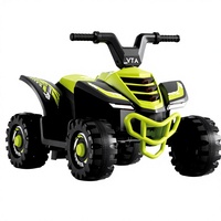 Auto Eléctrico de Juguete para Niños de 2 a 4 Años, 12v Recargable, Control Remoto, Plástico, 4 Ruedas, para Edades de 5 a 7 Años