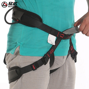 Arnés de escalada de medio cuerpo Xinda, cinturón de seguridad ajustable de poliéster para escalada en roca, montañismo y trabajos en altura. - Product Image 3