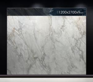 Dalles <span class=keywords><strong>de</strong></span> pierre frittée Calacatta blanche <span class=keywords><strong>de</strong></span> luxe 1200x2400mm <span class=keywords><strong>pour</strong></span> plan <span class=keywords><strong>de</strong></span> travail <span class=keywords><strong>de</strong></span> cuisine - Product Image 2