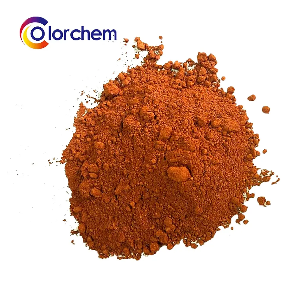 Color chem Eisenoxid Orange 2040 960 Pigment für Farbe Kunststoff Pva Preis Tinte Farbe Pulver Keramik glasur