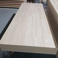 Panneau de bois de pin massif à jointures à doigts, séché au four, qualité mobilier, pour armoires et plateaux de table
