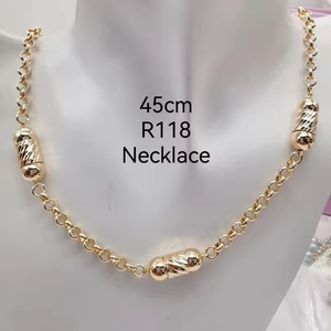 Collana Xuping in oro 24K, nuovo stile, gioielli per <span class=keywords><strong>donna</strong></span> - Product Image 5