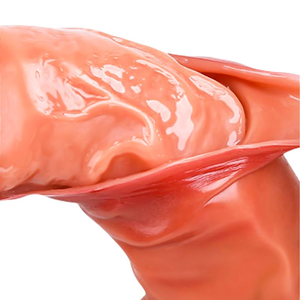 GF prepuzio dildo all'ingrosso realistico morbido pene scorrevole della pelle con venature mobili giocattoli del sesso del cazzo spesso per le donne - Product Image 4