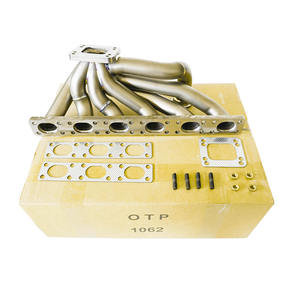 Tubo de escape OTP para BM * E30 E34 24V <span class=keywords><strong>M50</strong></span> M52 S50 S52 325 328 T3T4 SUS304 colector de alto rendimiento de acero inoxidable - Product Image 1