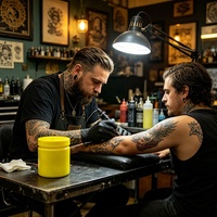 Crème Tatouage Durable en Promotion – Matière Sûre pour Ateliers de Tatouage et Instituts de Beauté – Longue Durée d'Utilisation