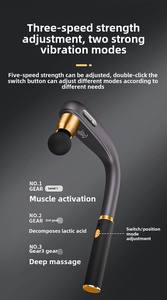 Masajeador de relajación de piernas y espalda de tejido profundo de mano extendido, martillo de masaje para aliviar el dolor, pistola de fascia de codo - Product Image 2