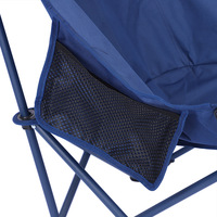 Chaise lune à dossier haut, pliable, légère et portable pour l'extérieur, le camping, la pêche, les loisirs et les pique-niques, sans assemblage, vente en gros disponible