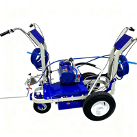 Nouveautés : Machine portable manuelle de marquage routier à peinture froide pour la construction de lignes de circulation et de parkings