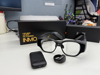 Lunettes AR Intelligentes à Écran Géant Rabattable PC Haute Définition 120Hz Binoculaires Pleine Couleur INMO AIR3 Guide d'Ondes Lumineuses 1080P Chine
