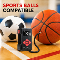 Pompe à air Mirco 130g, pompe à ballon électrique ultralégère, mini pompe à vélo, pompe à air, gadgets pour vélo, pompe à cycle multi-embouts
