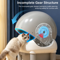 Litière automatique intelligente pour chat, grande capacité, autonettoyante, avec bac à déchets de 9L et contrôle des odeurs, vente en gros directe usine OEM