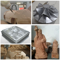 14 ans d'expérience en usine petite 5 axes Mini Cnc bois routeurs 3d Cnc Machine de gravure pour la conception de bois en mousse