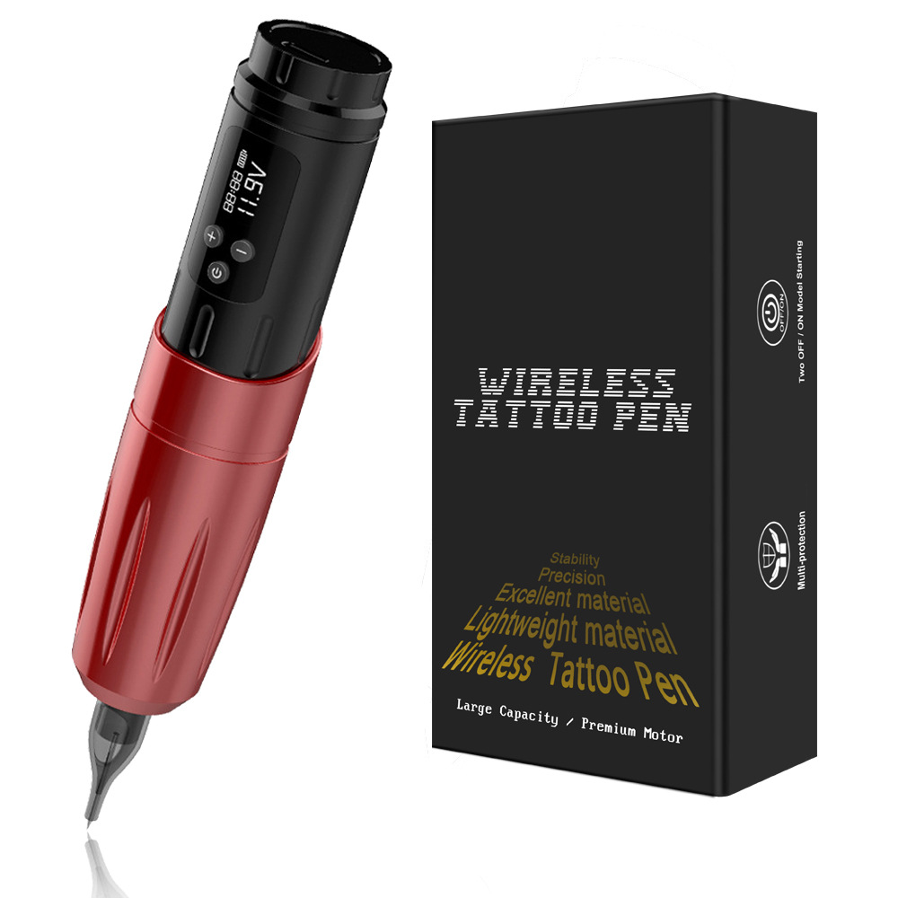 Red and black stitching
