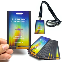 Cordons de cou rapides et personnalisés, badges d'événement holographiques couleur, cartes d'identité VIP avec cordon, passe VIP sur mesure pour concerts de musique et scènes