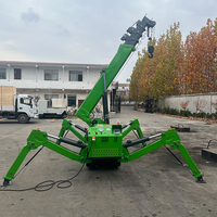 Mini grue araignée 1 tonne-12 tonnes Nouvelle construction Plafonniers télescopiques hydrauliques avec noyau de moteur Petite grue sur chenilles