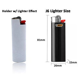 Meilleurs accessoires pour fumeurs étui porte-briquet en métal facile à transporter couvercle de briquet <span class=keywords><strong>J6</strong></span> manchon en métal doré Logo personnalisé - Product Image 6