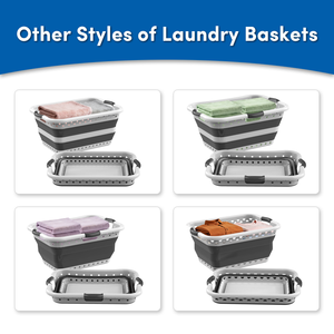 Cesto per Bucato Pieghevole di Alta Qualità da 45L, Migliori Contenitori per Stoccaggio, Cesti per Bucato Richiudibili - Product Image 4