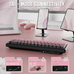 Clavier de jeu mécanique sans fil ATTACK SHARK X66, clavier de jeu tri-mode, clavier de jeu programmable RGB - Product Image 6