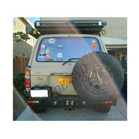4x4 Pickup Accessoires Arrière Bull Bar Voiture Pare-chocs Arrière Pour Land Cruiser LC80 1990-1998