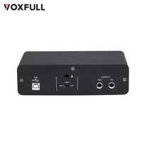 Antarmuka Audio USB UMC202 Audiophile Berkualitas Tinggi 24-Bit/96 kHz dengan Preamplifier Mikrofon