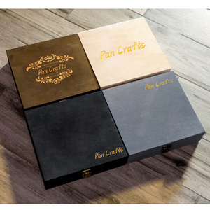 Biểu tượng tùy chỉnh khắc laser hiện đại handmade hộp gỗ lưu trữ sang trọng bao bì hộp gỗ hộp xì gà gỗ - Product Image 4