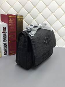 Bolso cruzado de cuero genuino de alta gama para mujer |   Bolso de Mano Casual de Lujo con Correa de Cadena y Gran Capacidad - Product Image 3