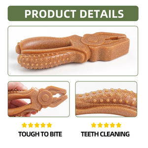 Fabricante, venta al por mayor, producto para mascotas, dientes limpios, juguete duradero para masticar perros - Product Image 4