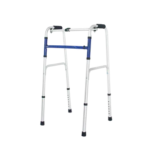 Andador médico de alumínio leve dobrável, caminhador ortopédico adulto