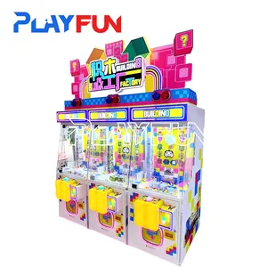 Fabrik Großhandel Playfun High Income Building Blocker Arcade Pusher Preis Geschenk Spiel Maschine Push Blocks Spiele