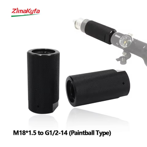 M18x1.5 Female to G1/2-14 Female Threads Aluminum Alloy Adapter CO2 HPA Converter for Regulator OEM Customizable 3000-4500 <b>PSI</b> - Product Image 2