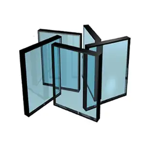 4mm + 6A/9A/12A Simple Double Triple Argenté à Faible ÉMISSIVITÉ Verre Pliable À Faible Émissivité Verre Isolant