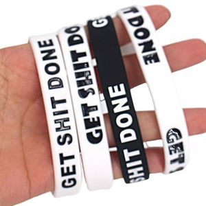 Pulseras de Silicona Promocionales Personalizadas con Logotipo, Inspiradas para Adultos, con Grabado en Relieve y Relleno de Tinta - Product Image 2