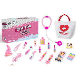 Faire semblant de jouer jouets enfants filles garçons ensemble d'outils médicaux sac d'outils médicaux autocollant hémostatique changement infirmière dentistes jeux de jouets - Product Image 3