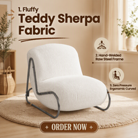Fauteuil simple VANBOW de style vintage pour café, hôtel, balcon, salon, maison d'hôtes, rétro, détente, fauteuil paresseux