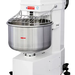 Commercial bakery machine spiral mixer 25 kg flour 50 kg dough double speeds.