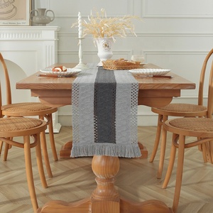 Ưa Thích Hiện Đại Cotton Linen Bảng Runner Thiết Lập Tùy Chỉnh Thực Hiện Thêu Ren Bảng Runner Cho Giáng Sinh - Product Image 6